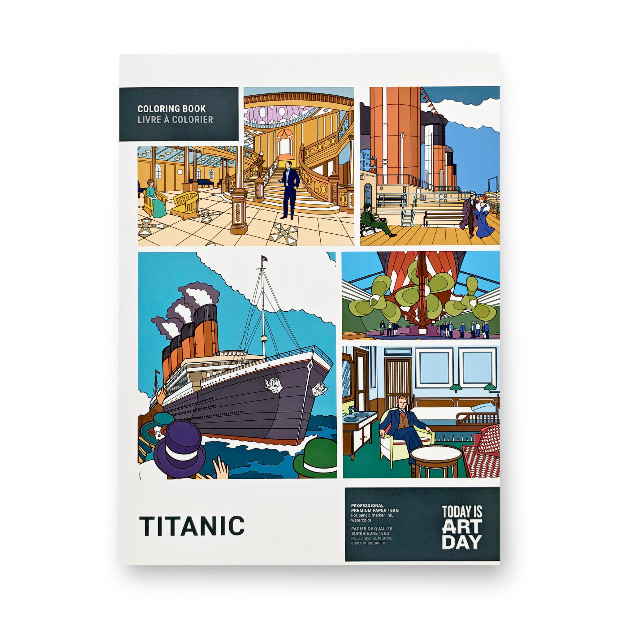 Titanic Colouring Book - Titanic Merch