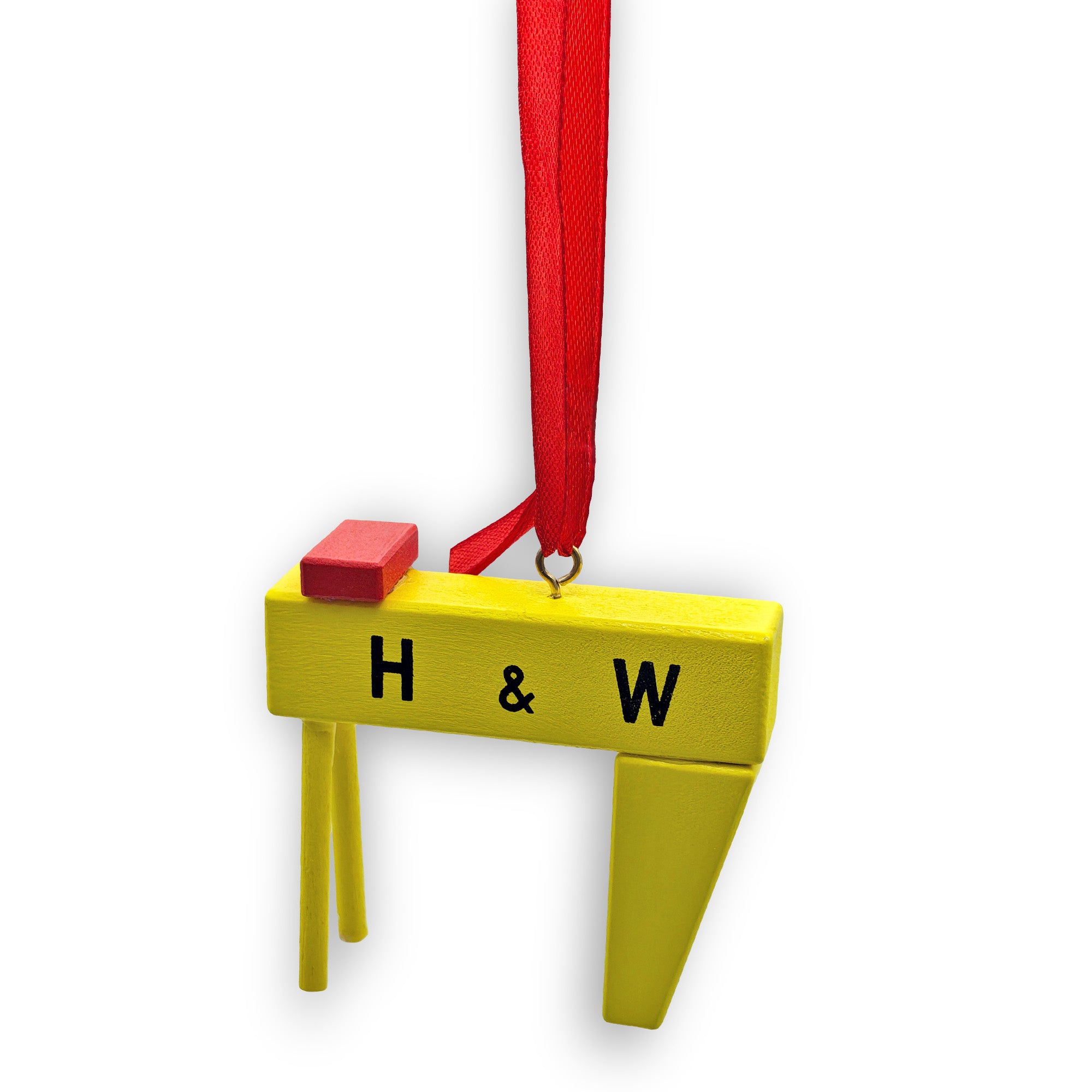 Miniature Harland & Wolff Crane - Hanging Decorative Version, by Cowfield Design