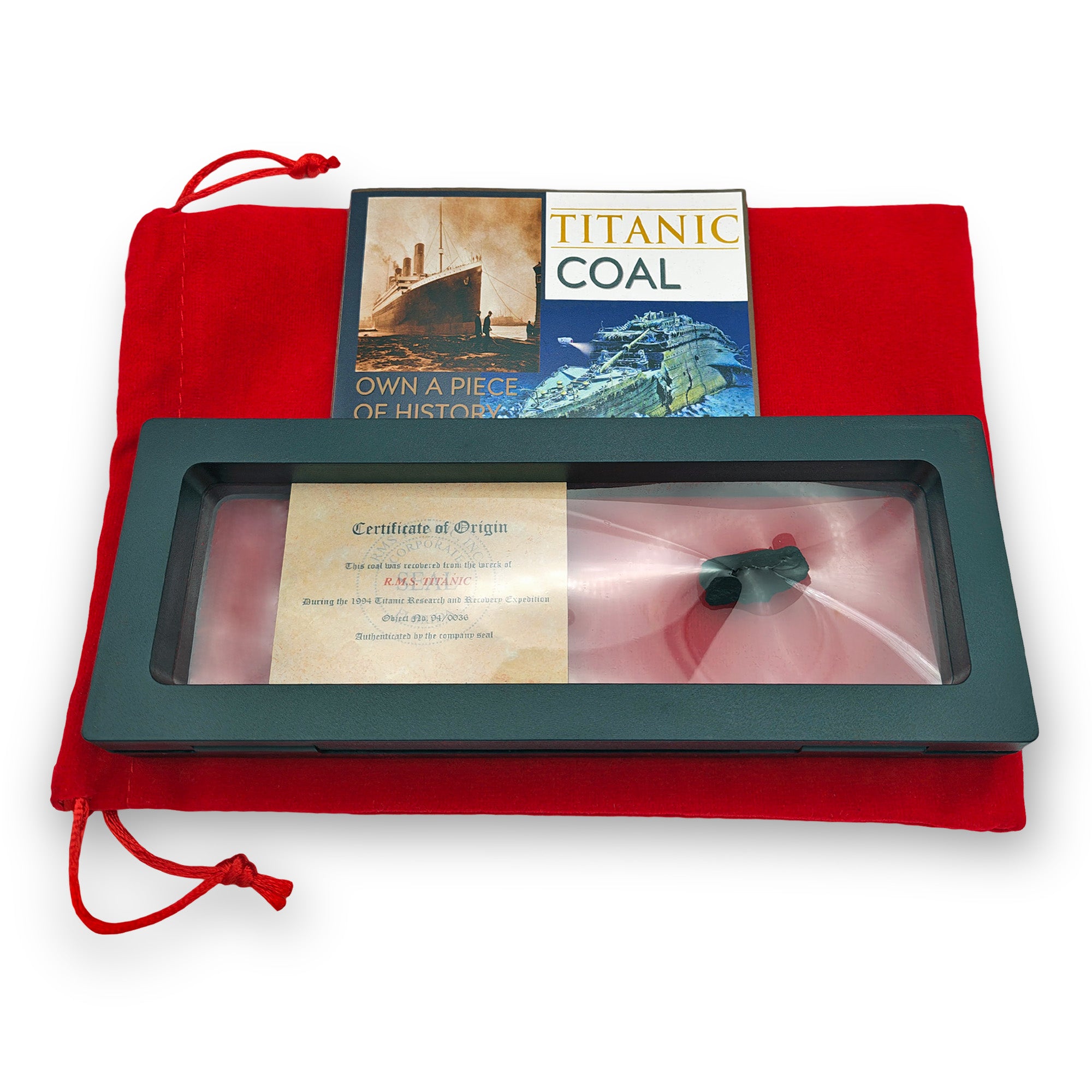 Titanic Legacy Floating Wide Frame - Authentic Coal