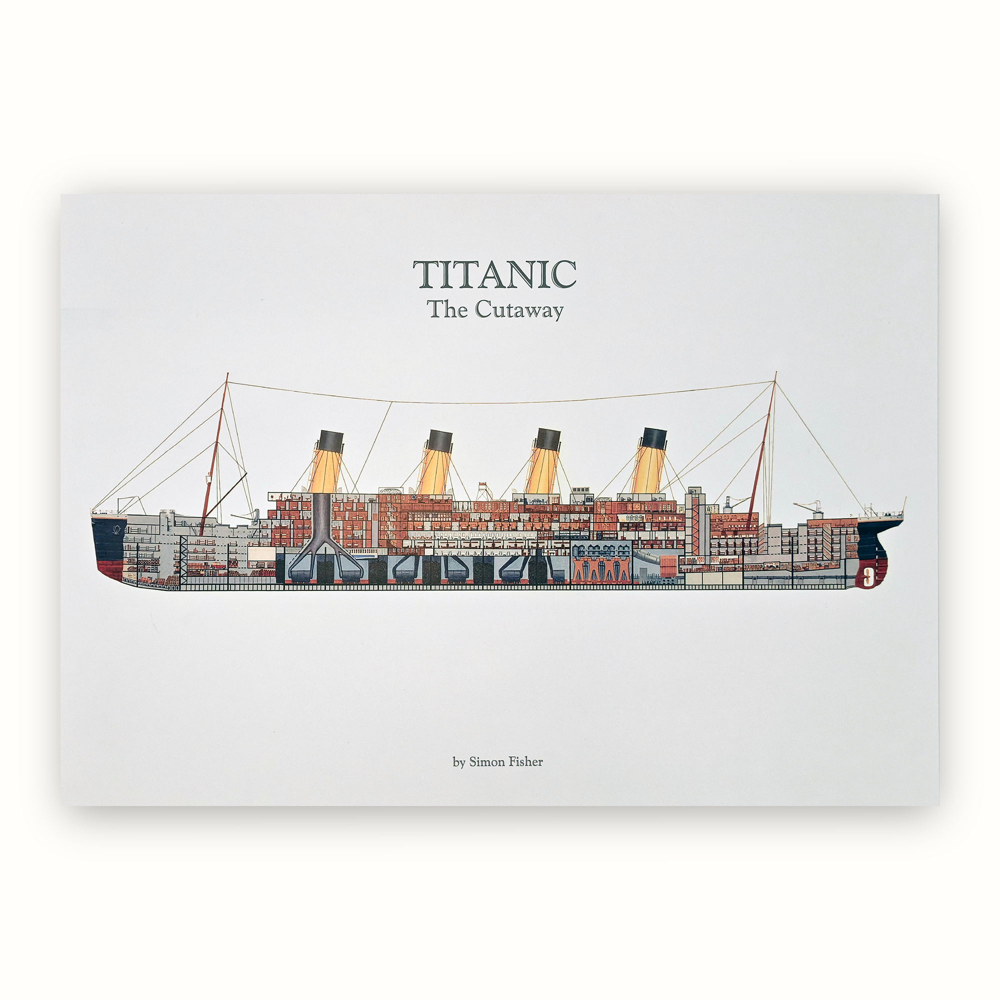 Art Print - 'Titanic Cutaway' by Simon Fisher