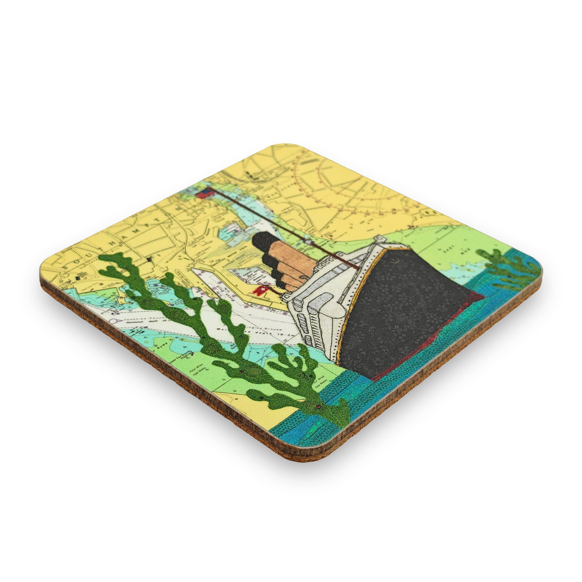 Southampton Titanic Drinks Coaster - by Hannah Wisdom