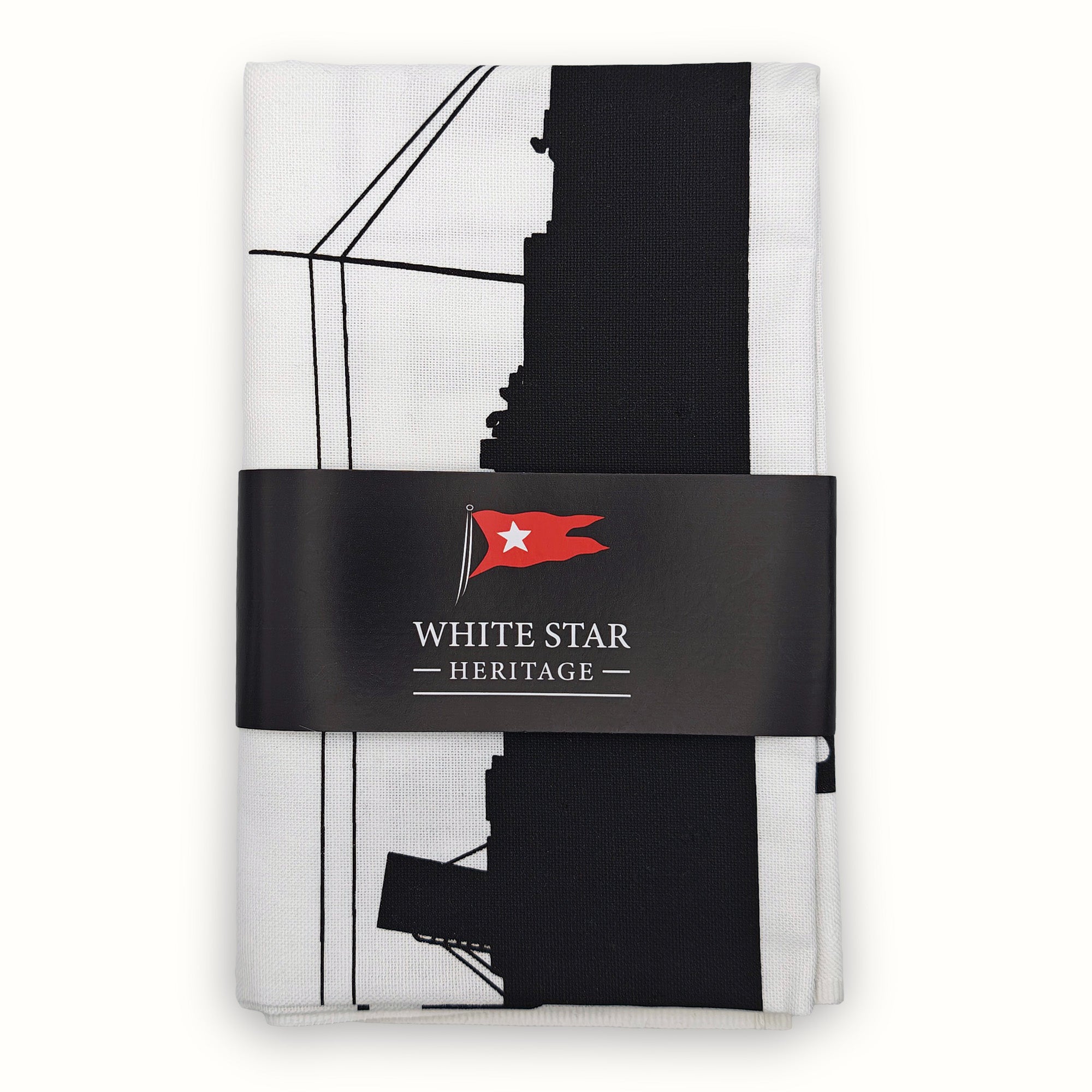 Tea Towel - Titanic Ship Silhouette