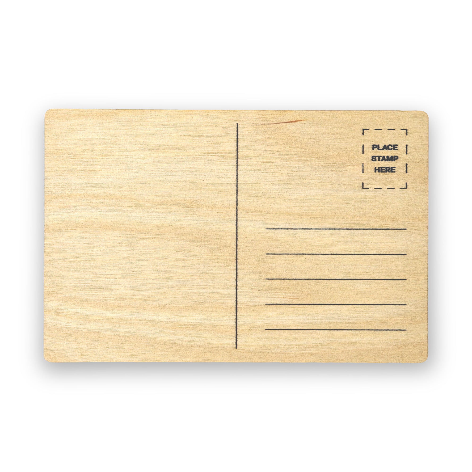 Wooden Titanic Postcard - White Star Line