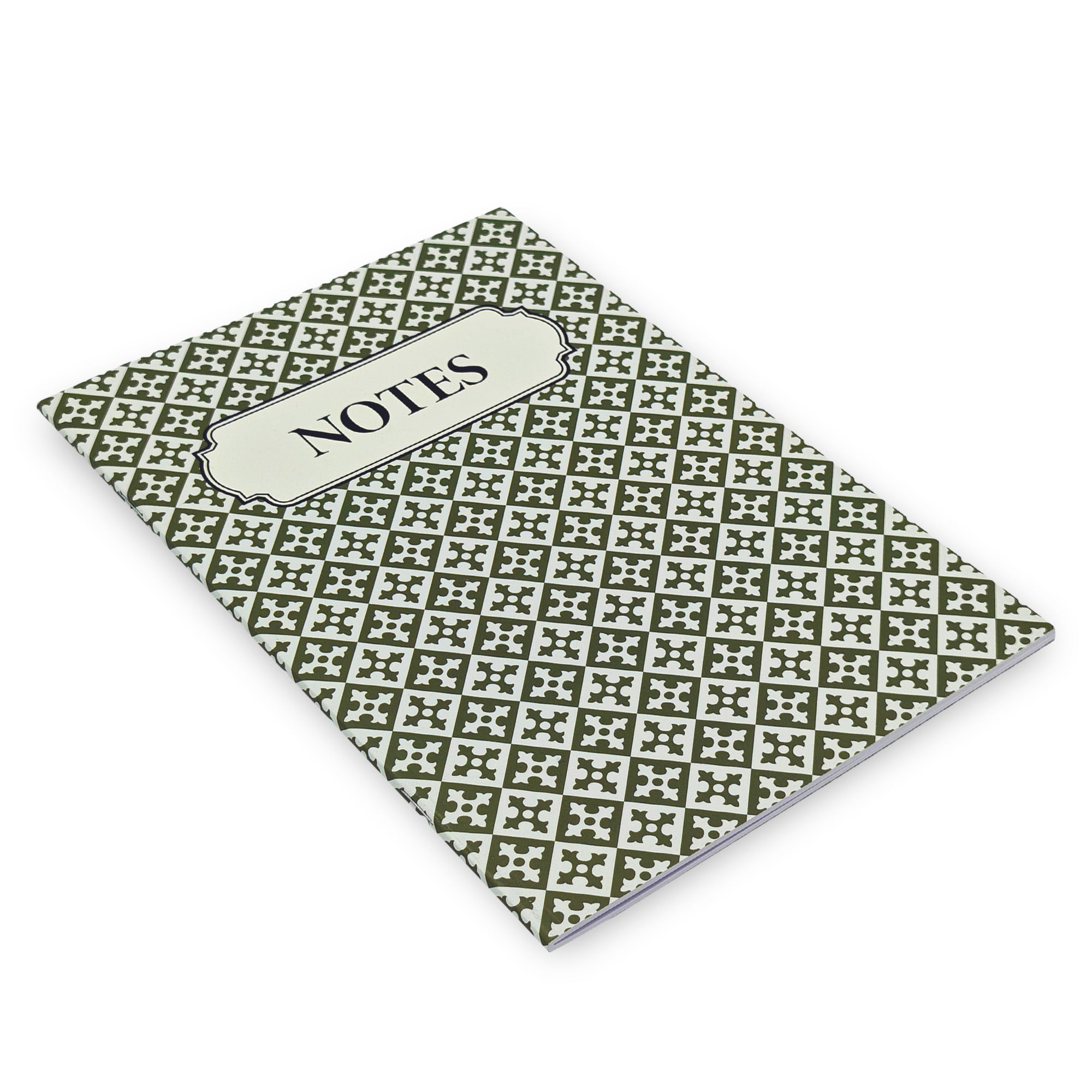 A5 Notebook - Third Class Green Tiling