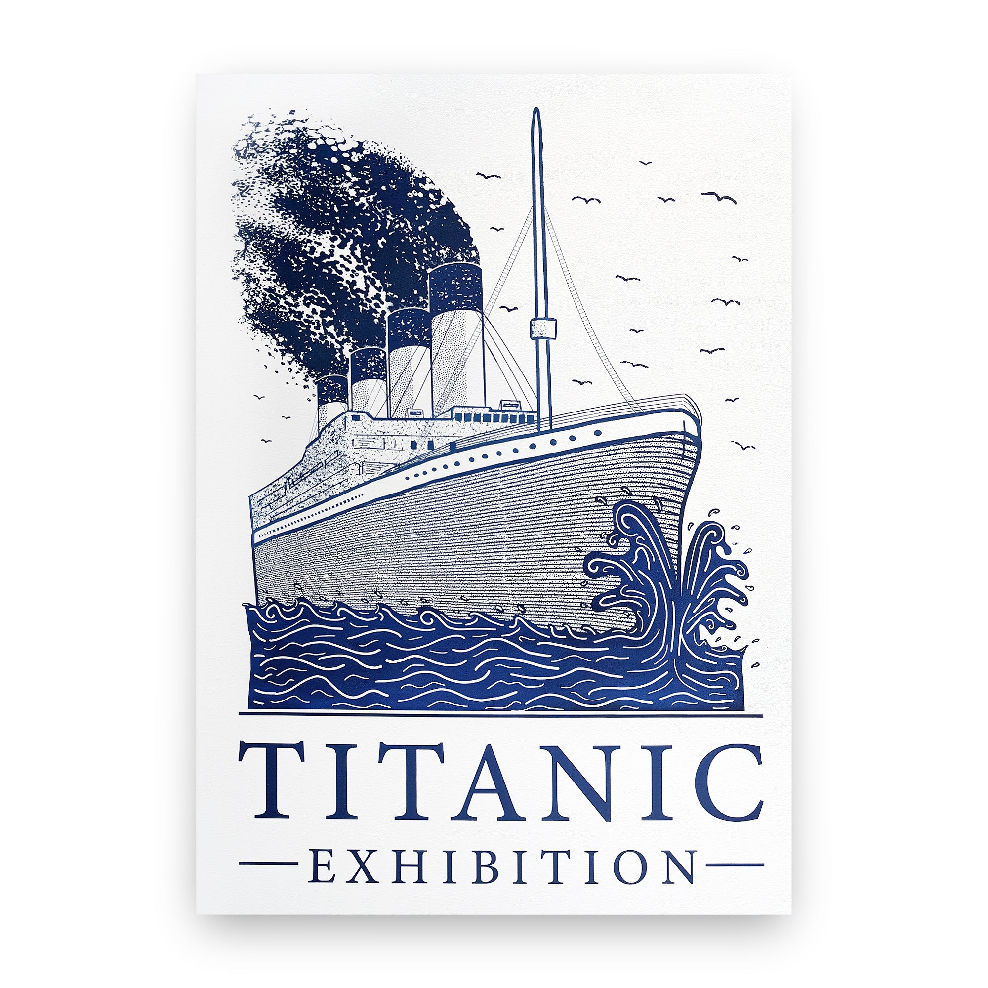 Art Print - 'Titanic Blue Ship' by Merpola