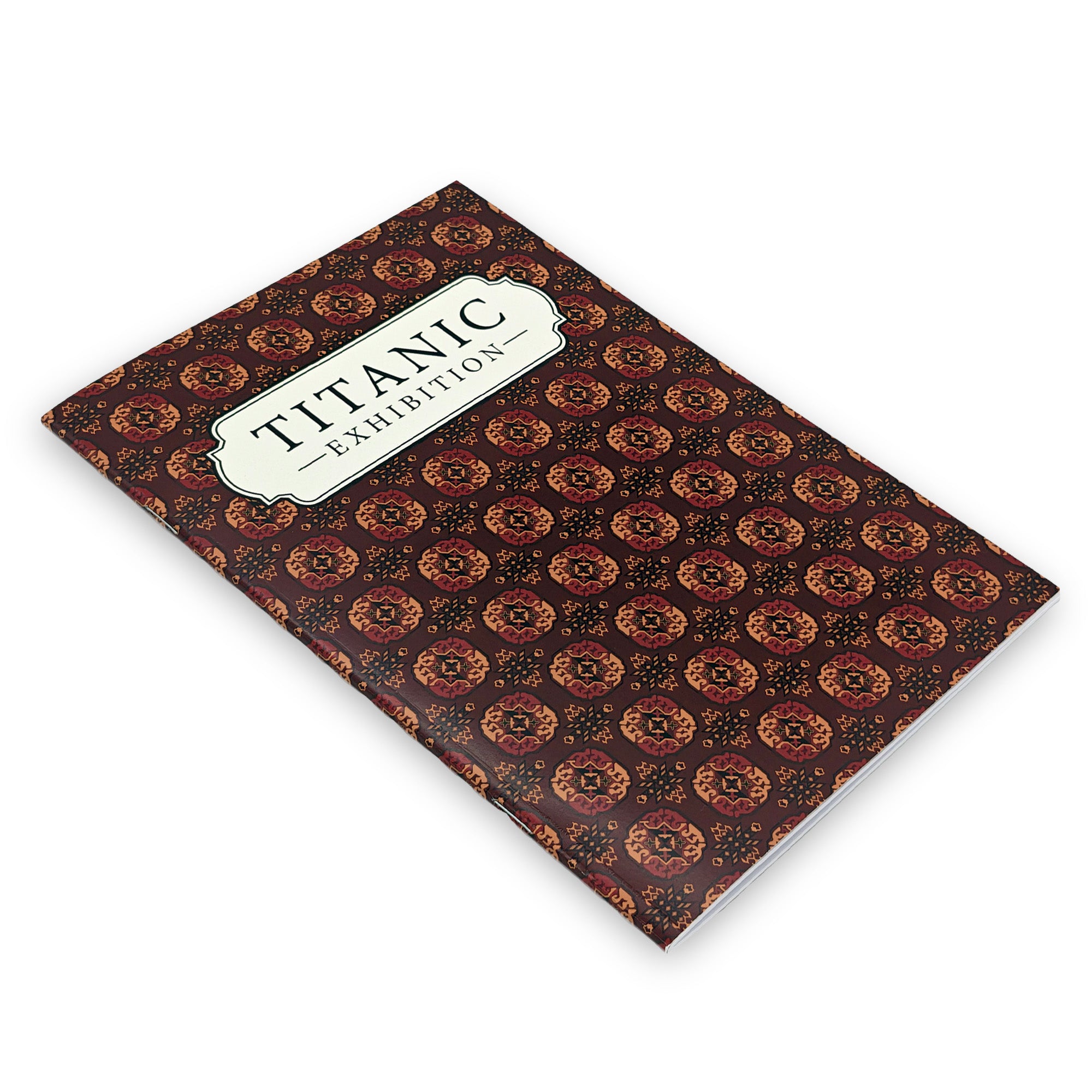 A5 Notebook - First Class Maroon Carpet Print