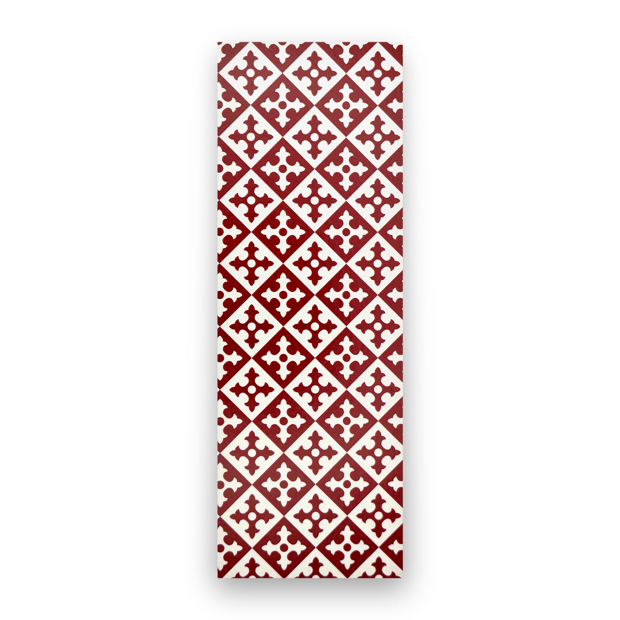 Paper Bookmark - Second Class Red Tile Print