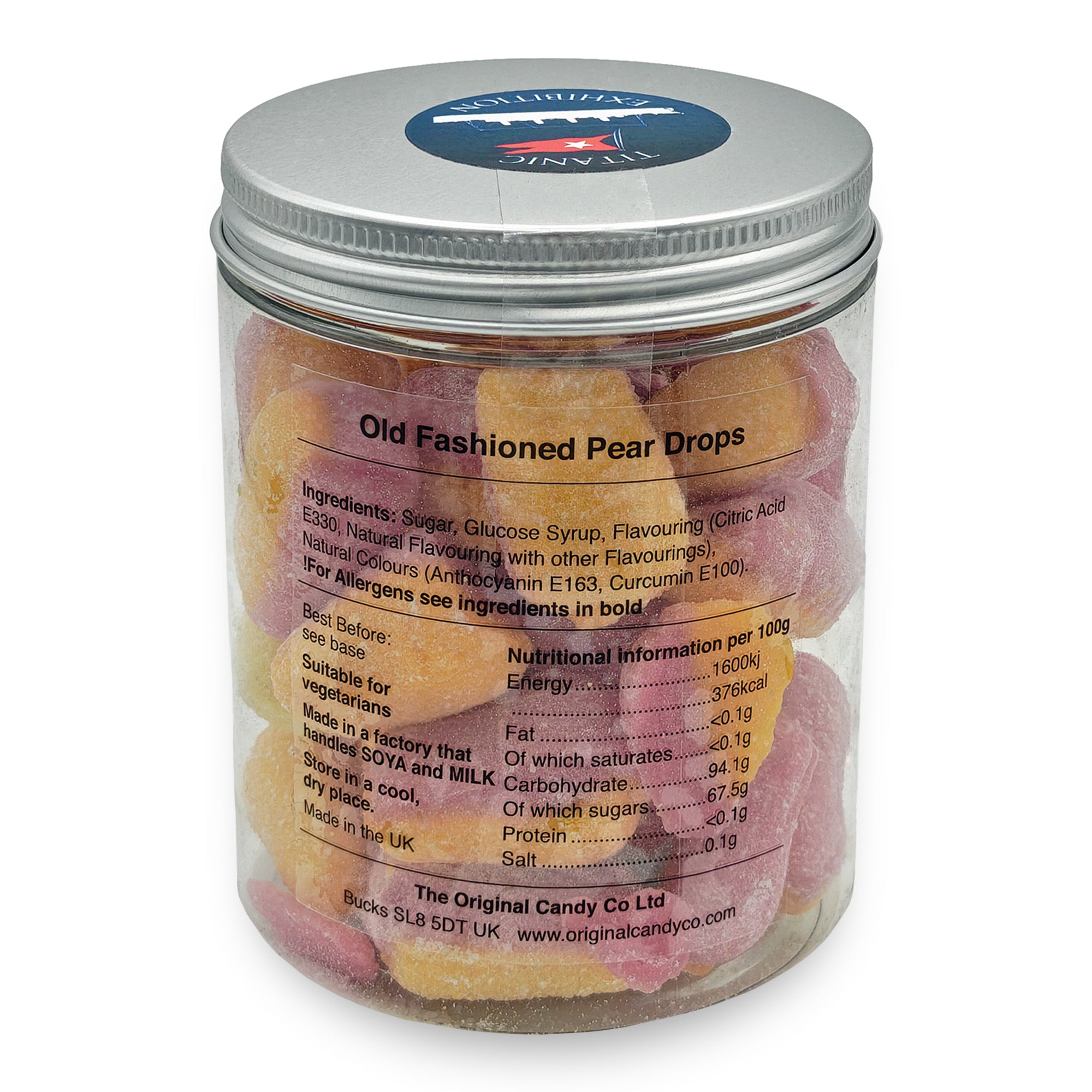 Natural Candies - Pear Drop Sweets