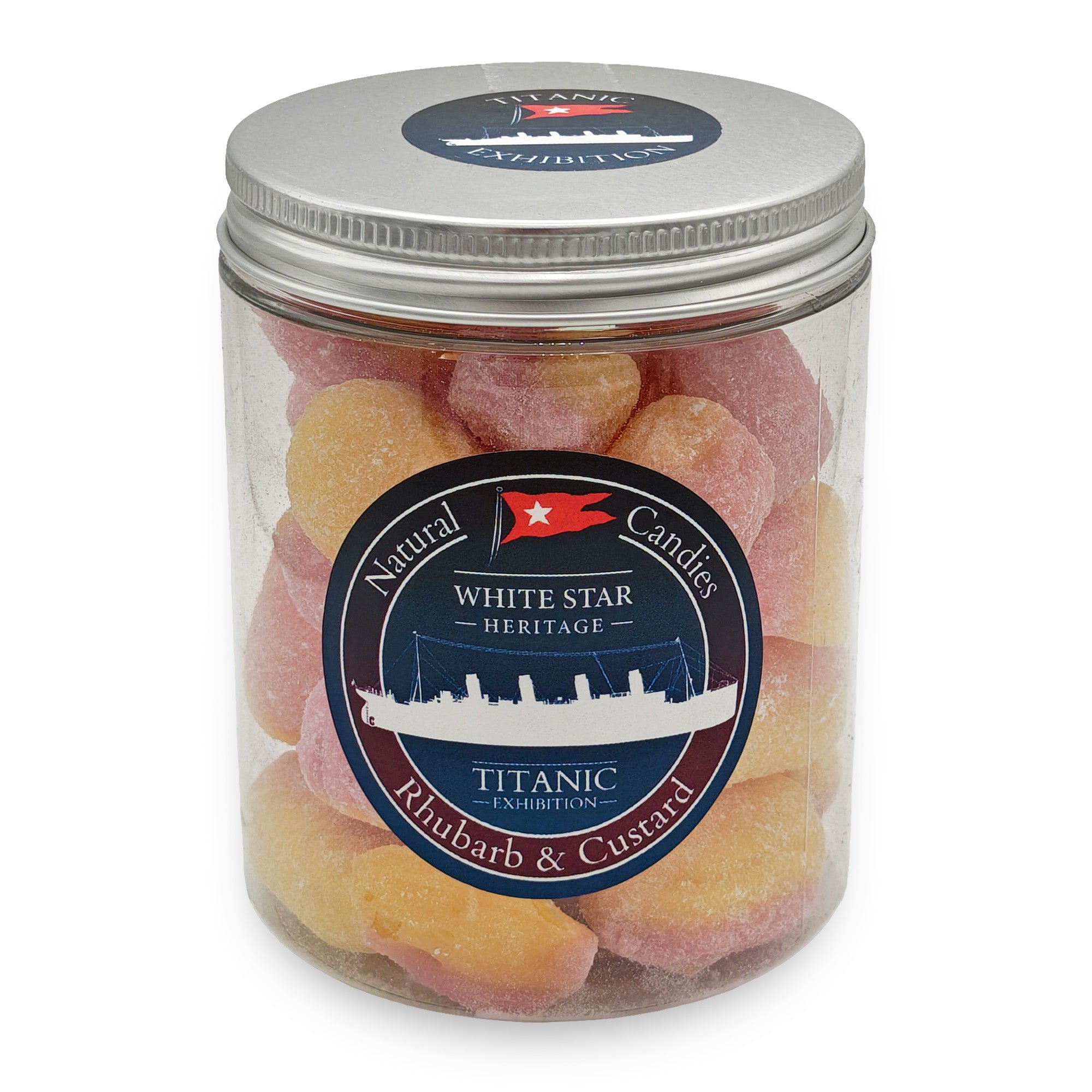 Natural Candies - Rhubarb & Custard Sweets
