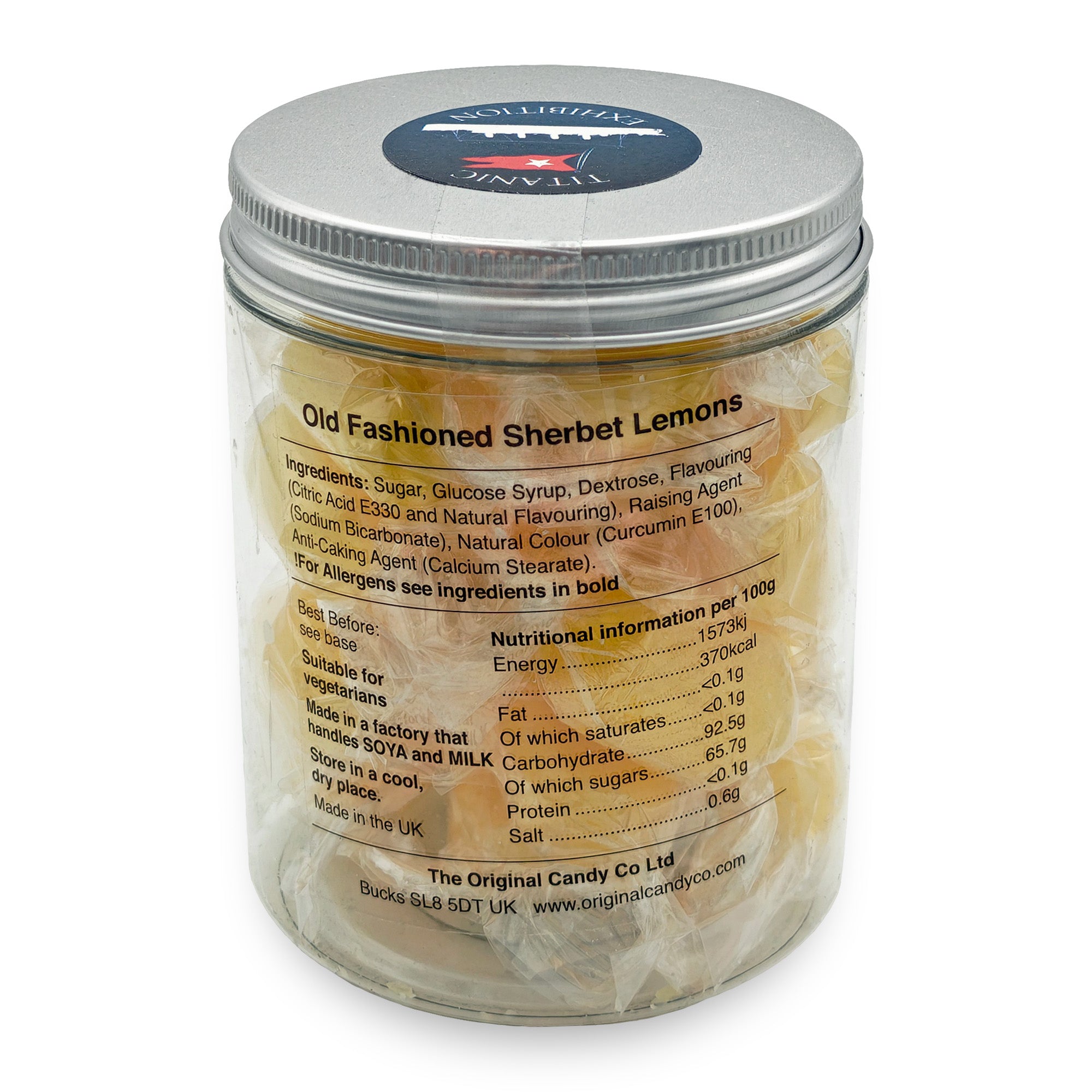 Natural Candies - Sherbert Lemon Sweets