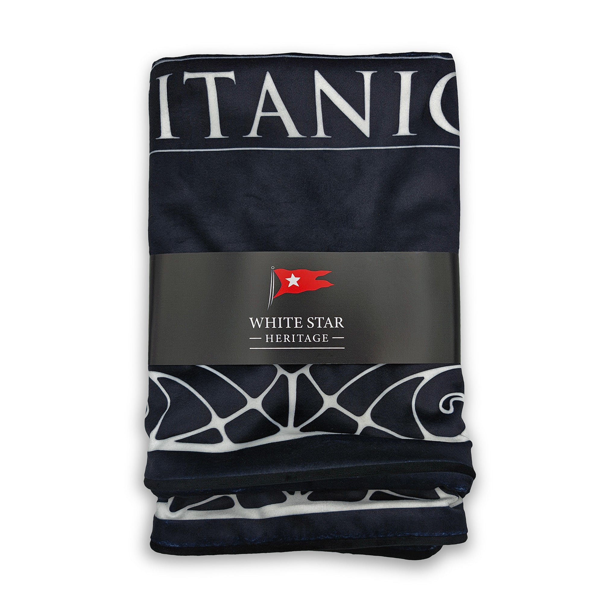 Cushion - Titanic Silhouette Design - Velvet Folded Cover