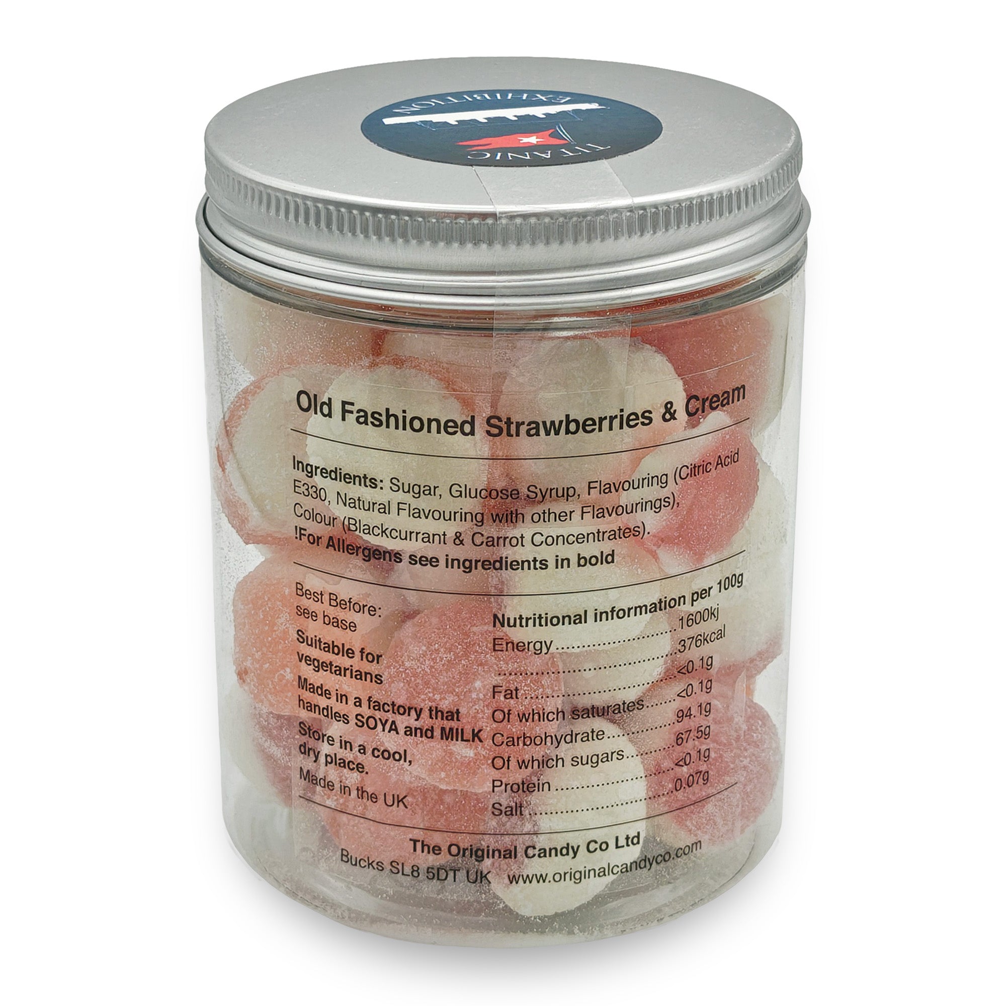 Natural Candies - Strawberries & Cream Sweets