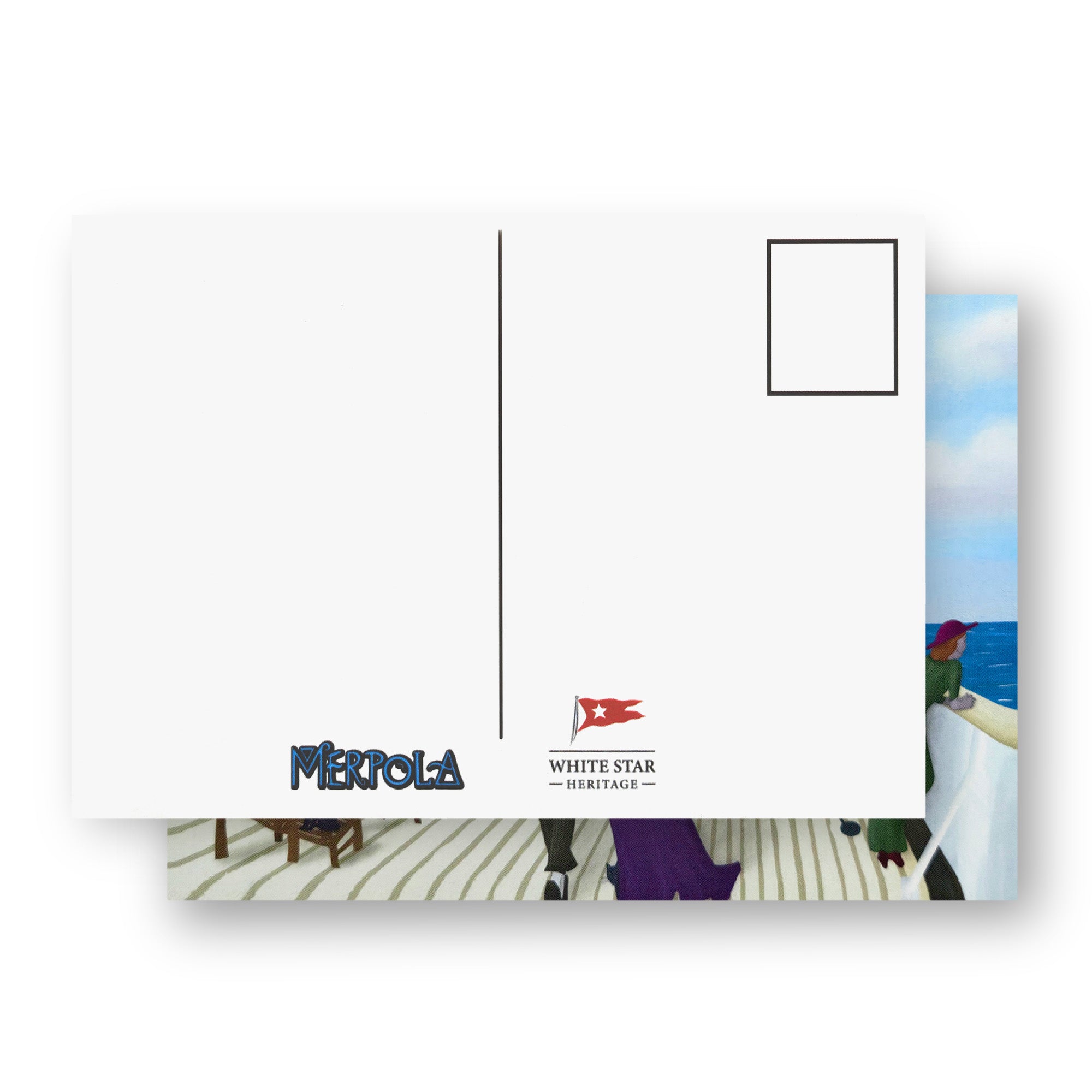 Postcard - 'Where's Jenny?' Titanic Deck Scene by Merpola