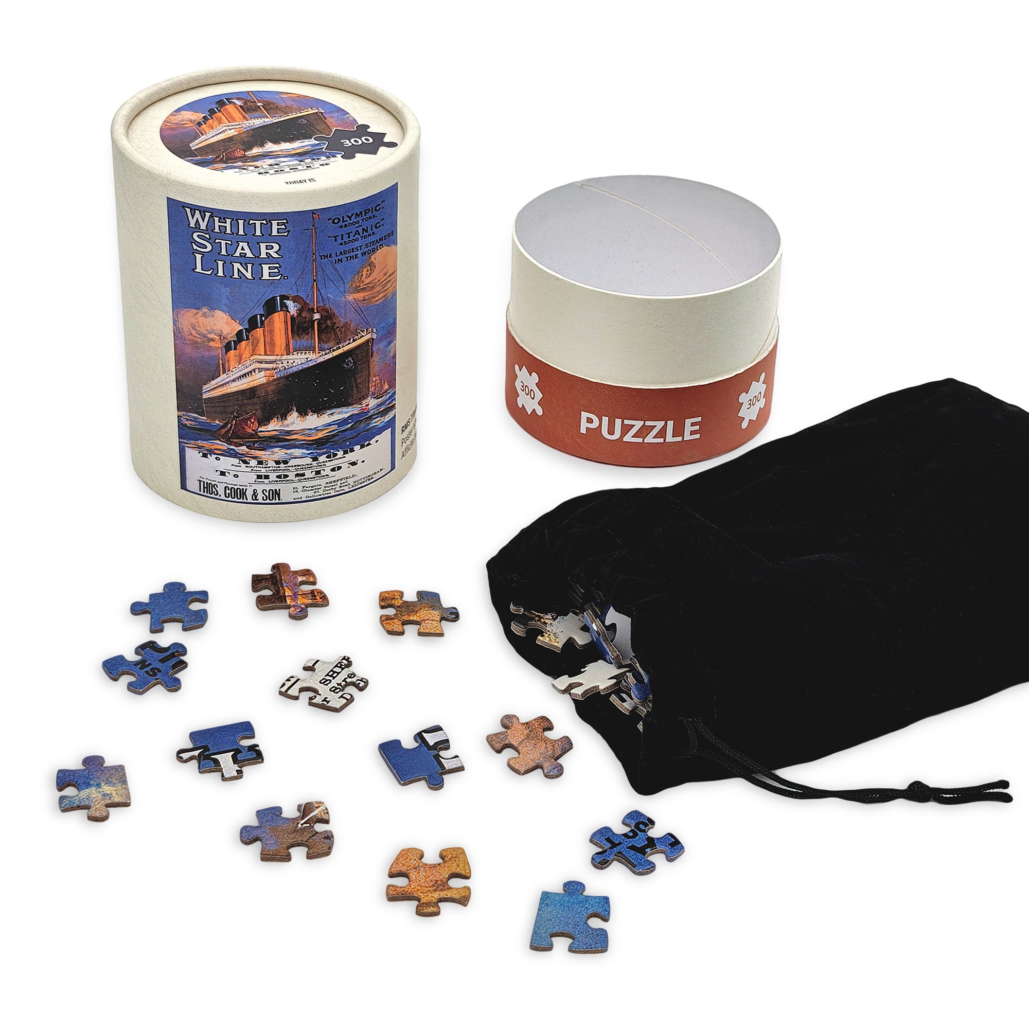 300 Piece Titanic Jigsaw Puzzle - White Star Line - Titanic Merch