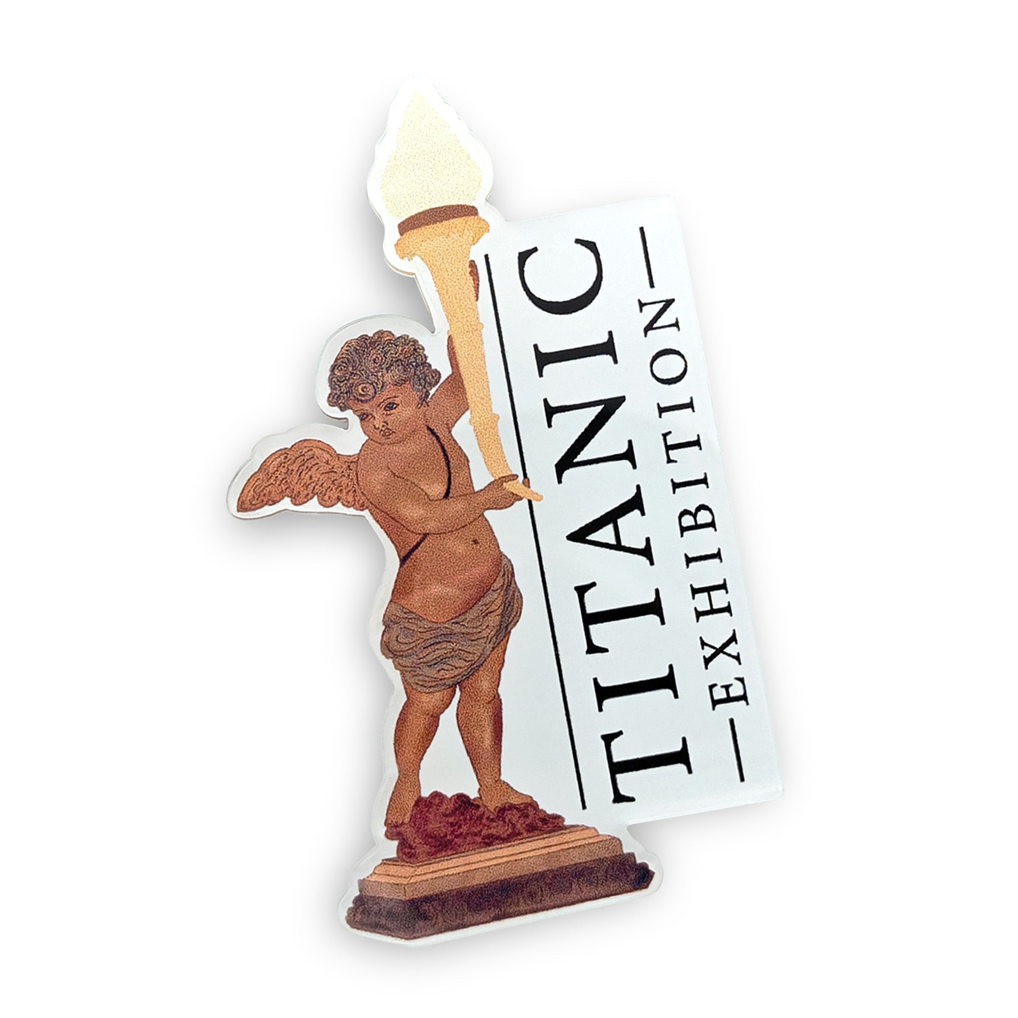 Acrylic Magnet - Titanic Exhibition Cherub - by Merpola