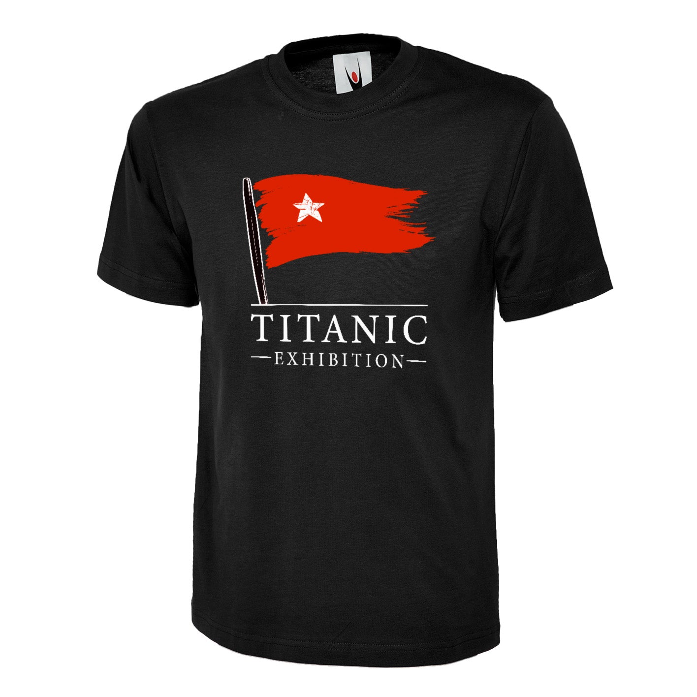 Titanic Exhibition Flag Print - T-Shirt