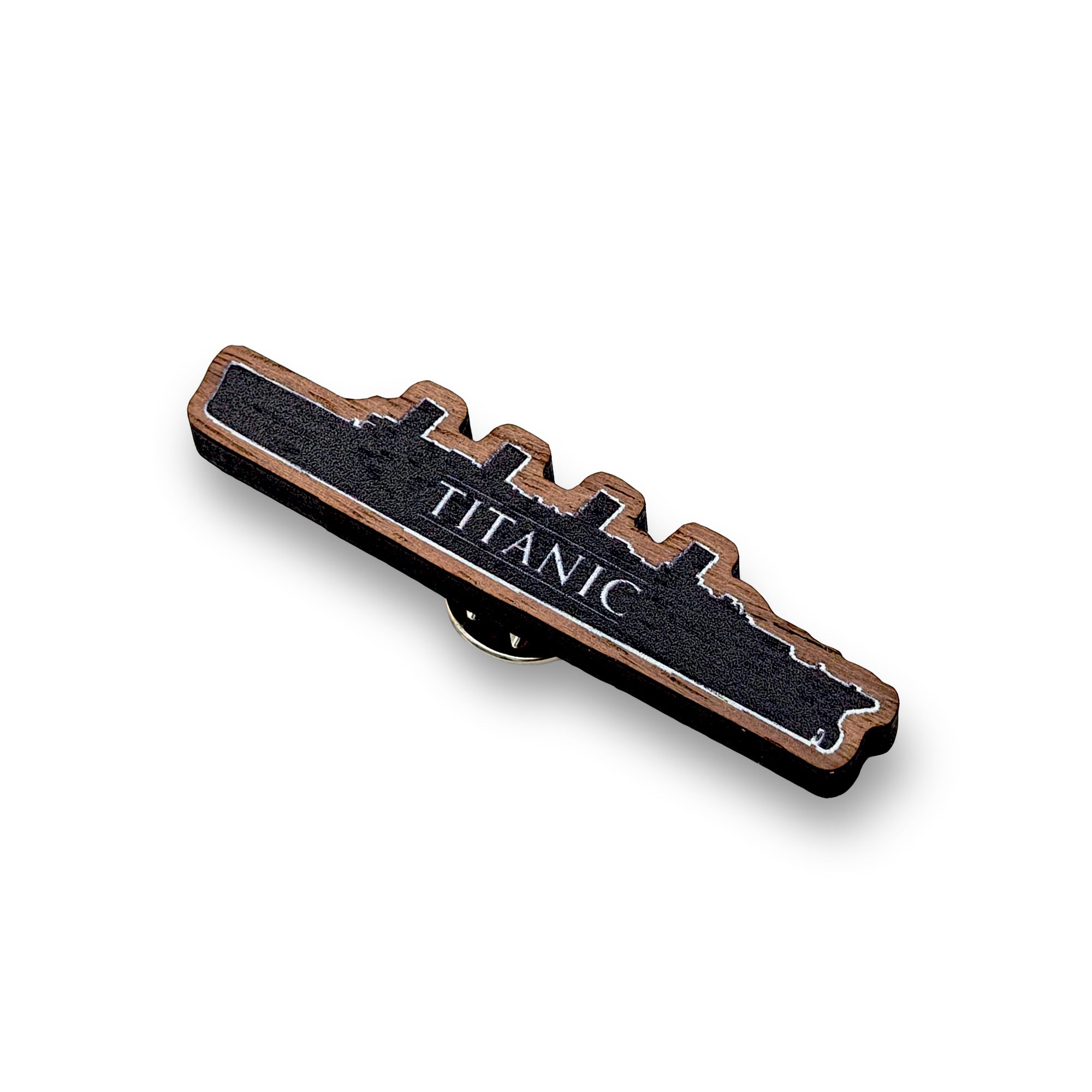 Pin Badge - Wooden Titanic Ship