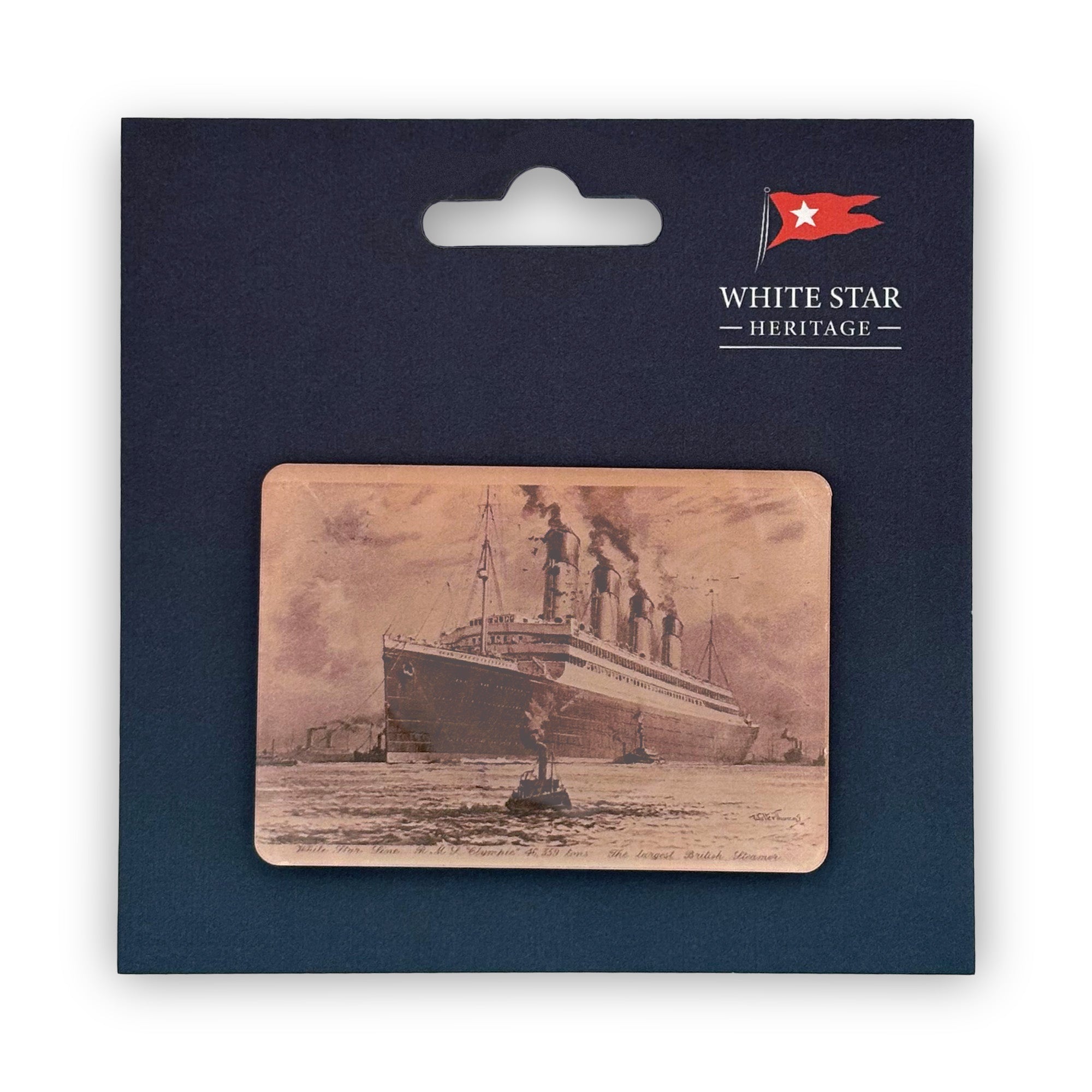 Acrylic Magnet - Sepia Titanic