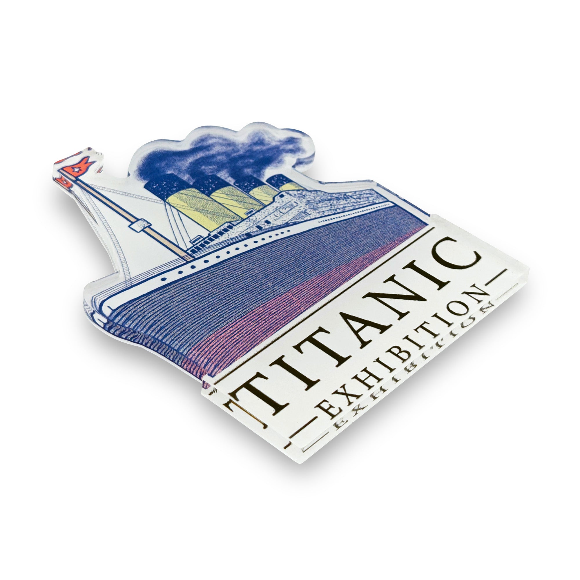 Acrylic Magnet - Titanic Exhibition Ship - by Merpola