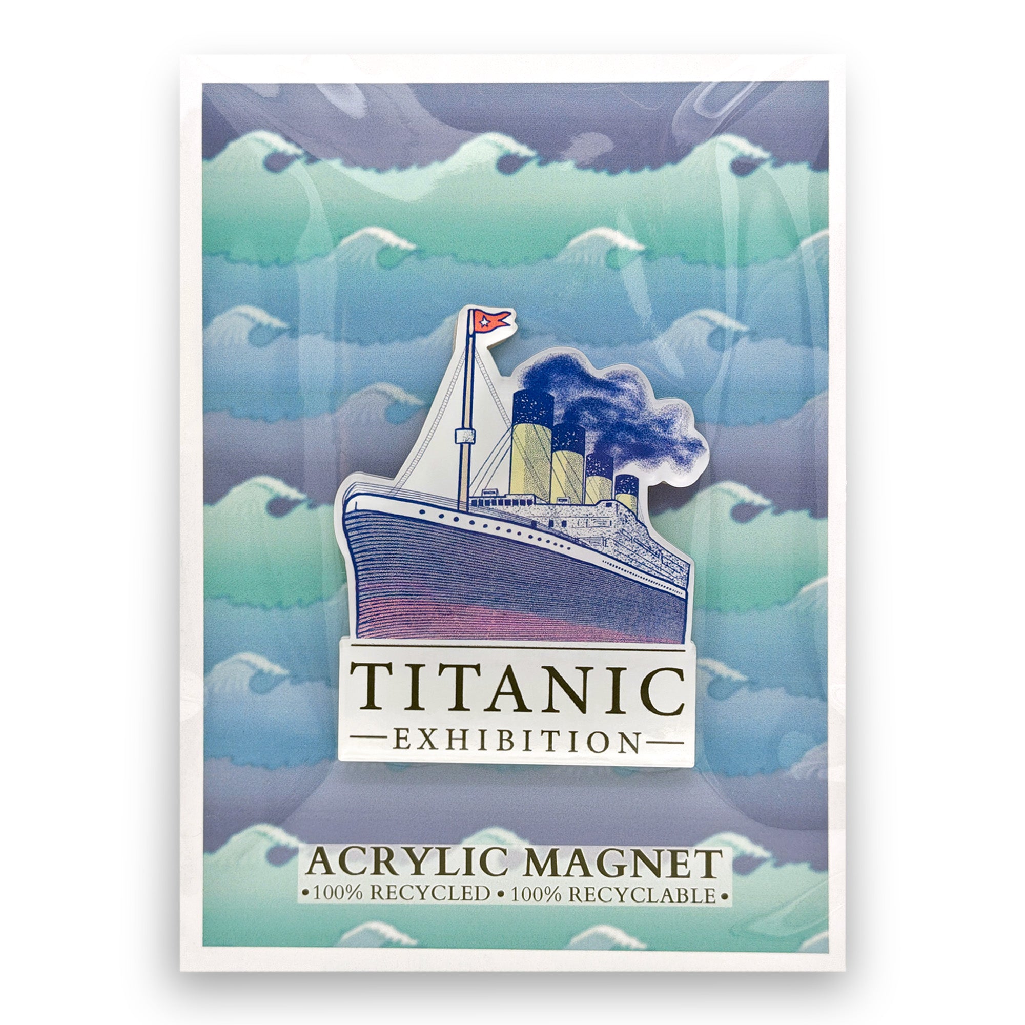 Acrylic Magnet - Titanic Exhibition Ship - by Merpola