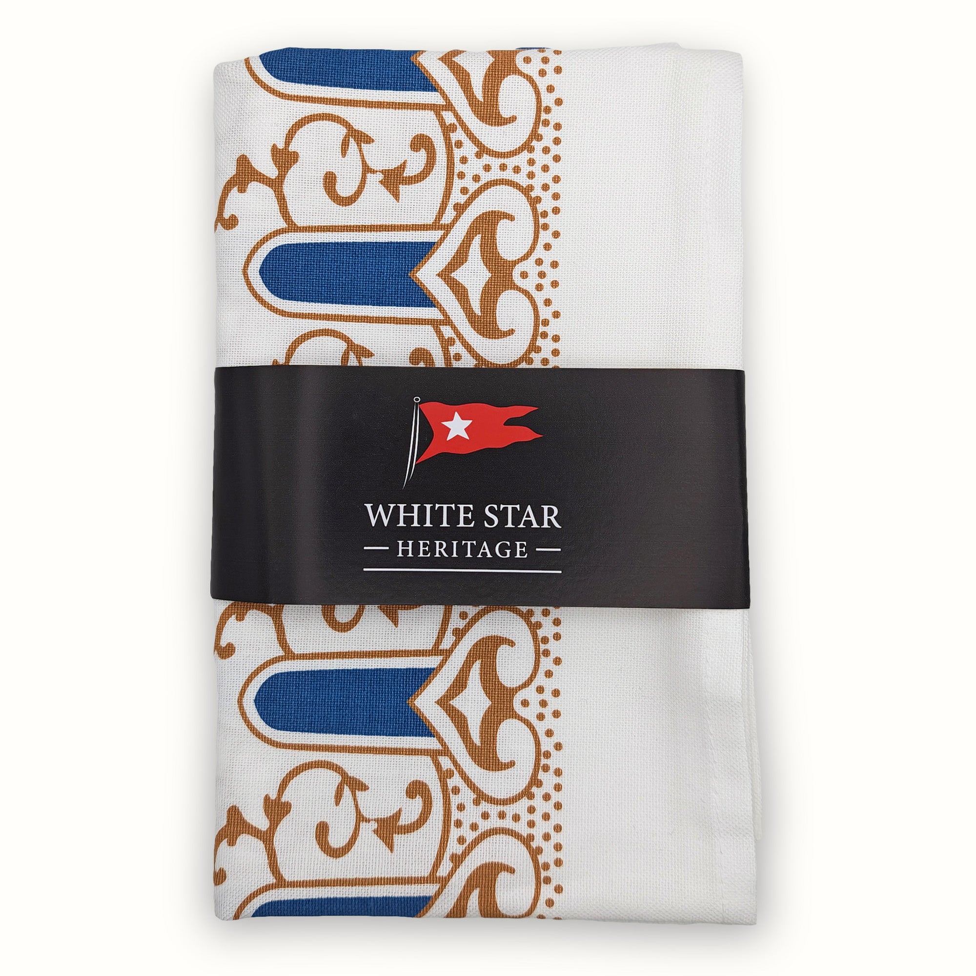 Tea Towel - Titanic Wisteria Pattern