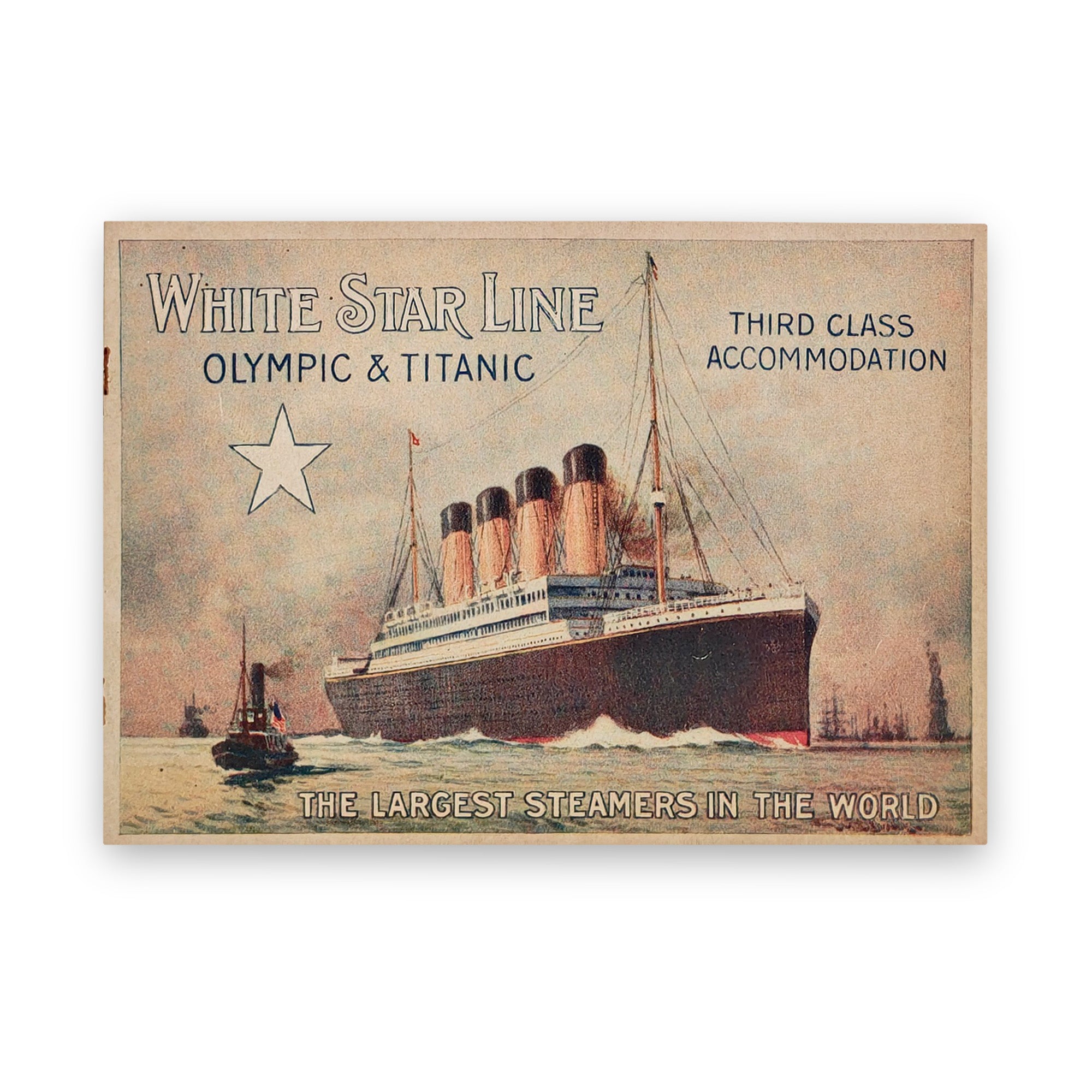 Titanic Third Class Brochure Replica