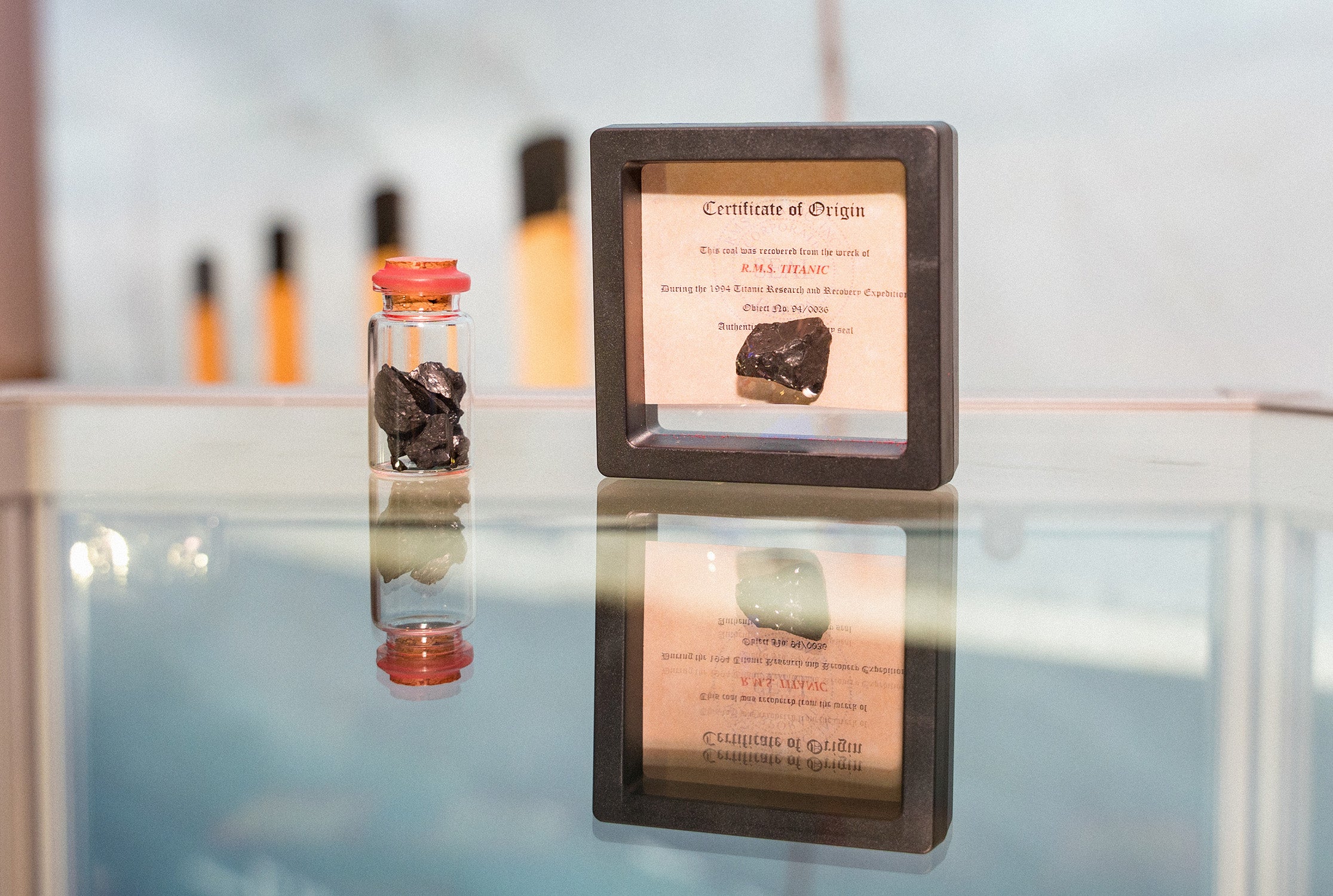 Titanic Merch Authentic Coal with Certificate of Authenticity