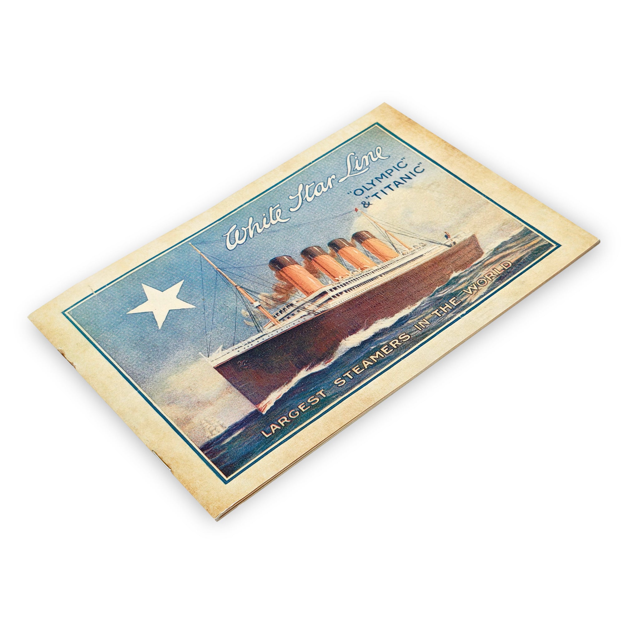 Titanic First Class Brochure Replica